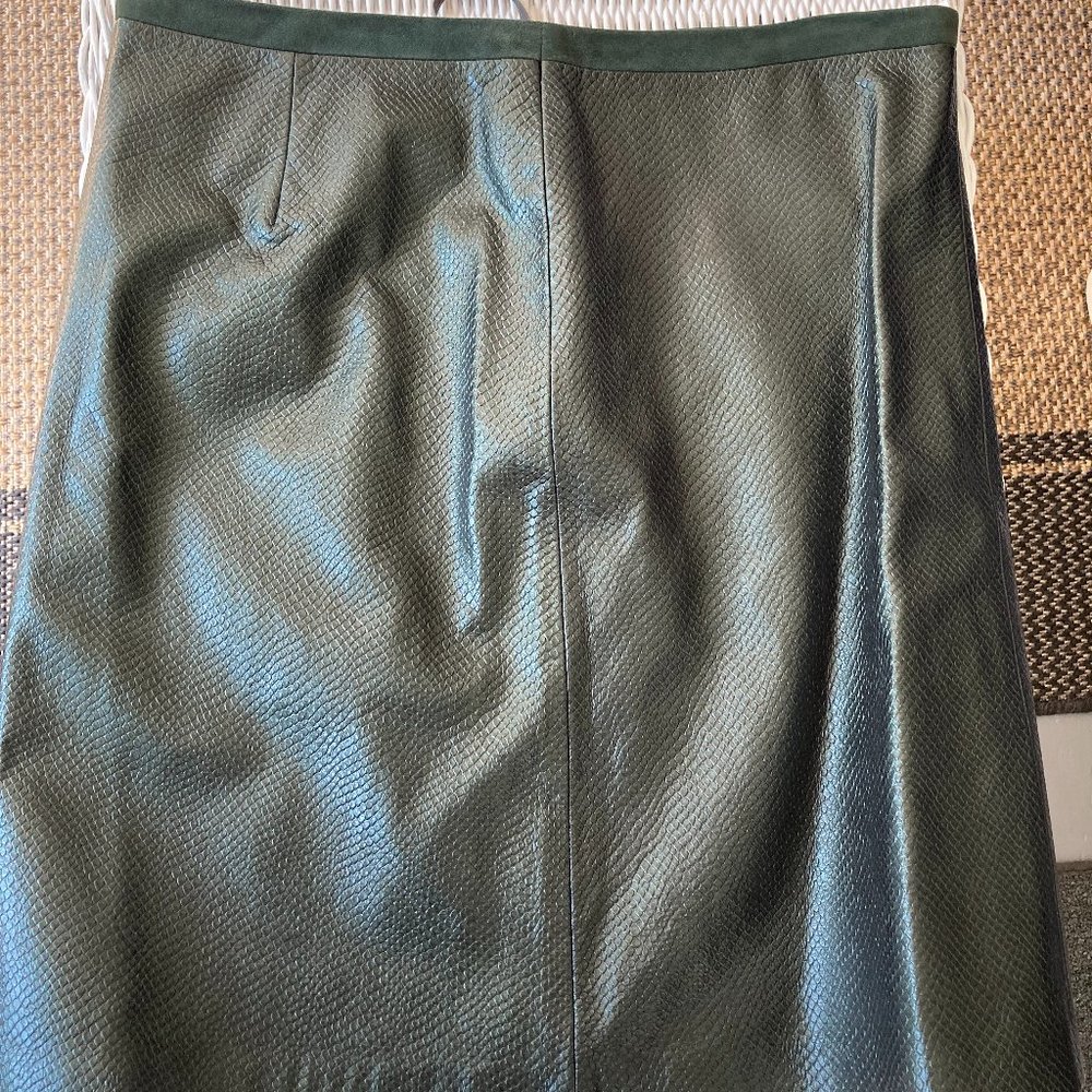 Leather Pencil Skirt